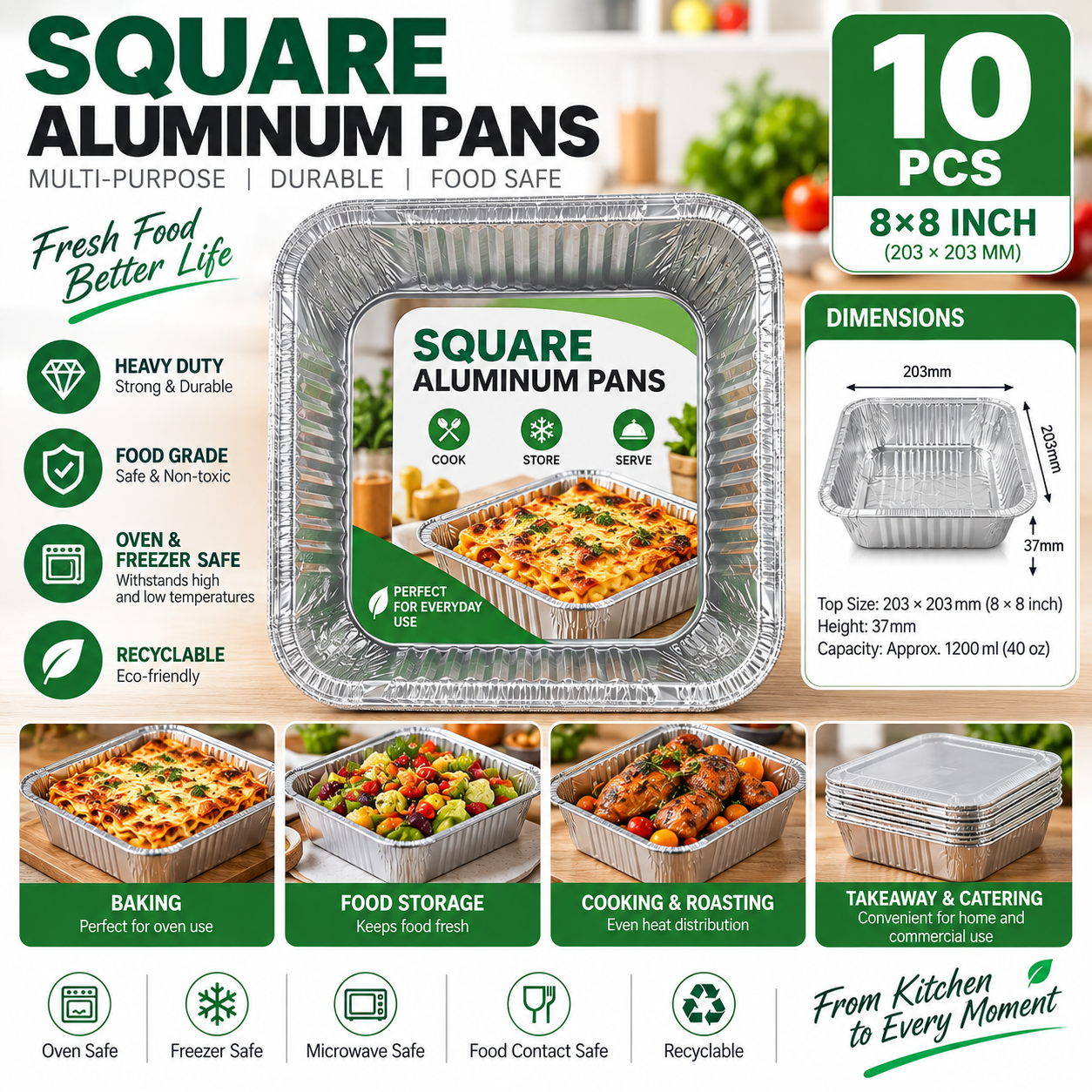 Custom supermarket small package aluminum foil rolls and retail packs